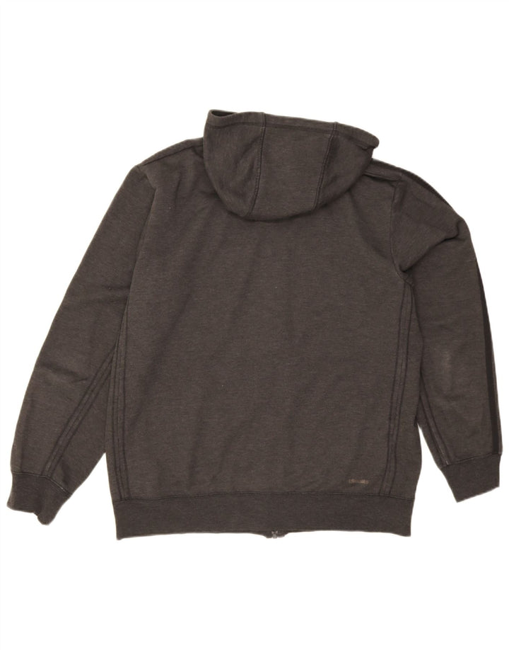 Pulover Adidas Climalite Zip pentru bărbați, mare, gri, poliester