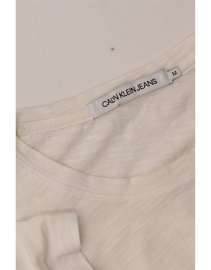 Tricou pentru femei Calvin Klein Jeans Top UK 14 Medium White