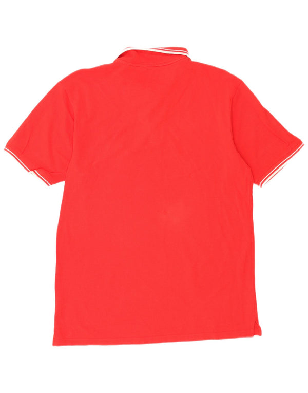 Tricou polo Umbro pentru bărbați 2XL bumbac roșu