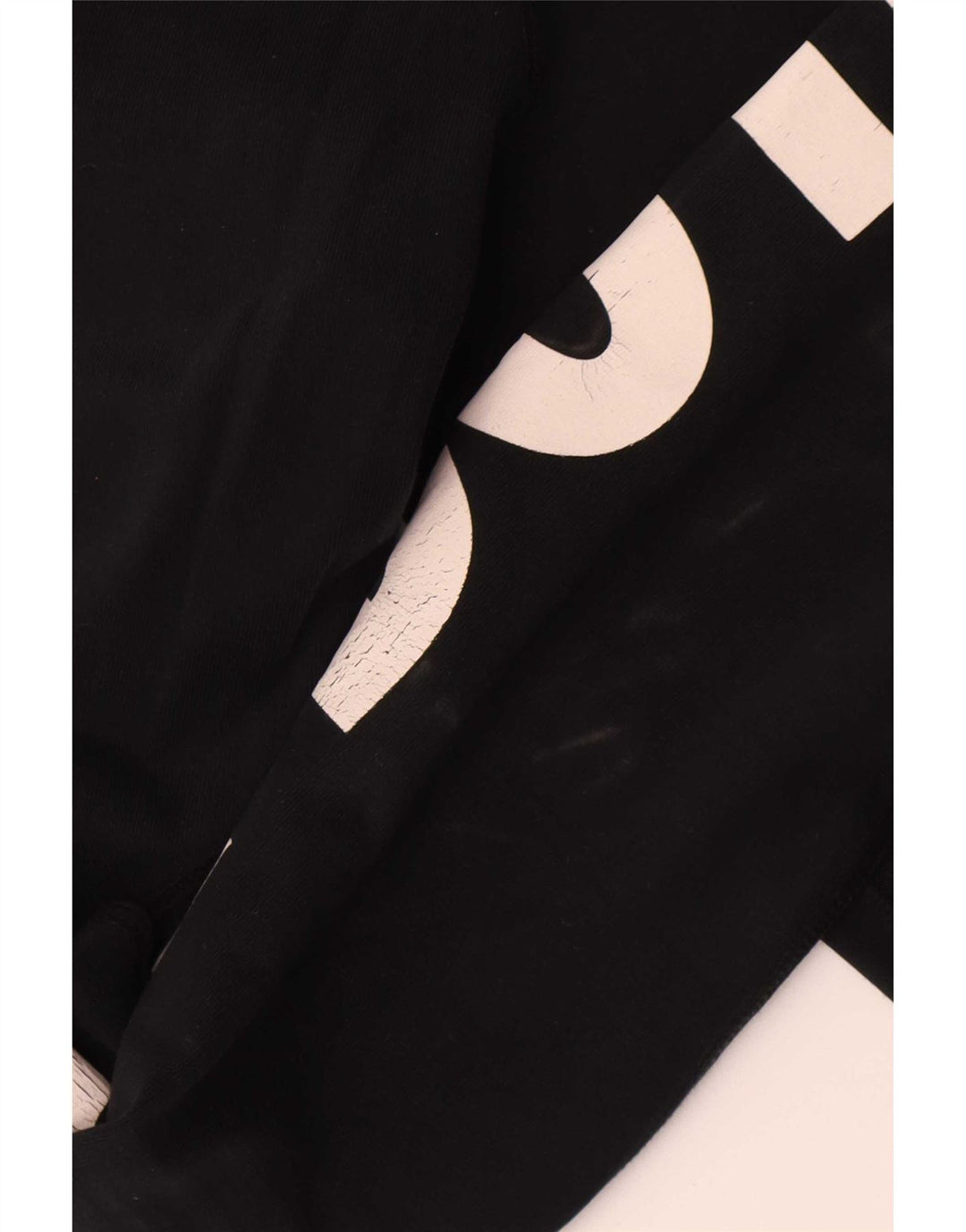 Leggings grafic Nike pentru femei UK 12, bumbac mediu negru