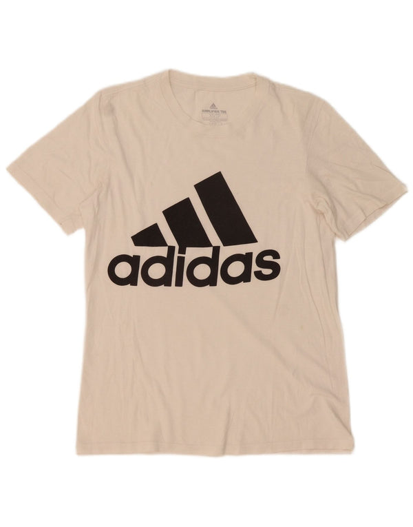 Tricou grafic pentru bărbați Adidas Top XS Bumbac alb