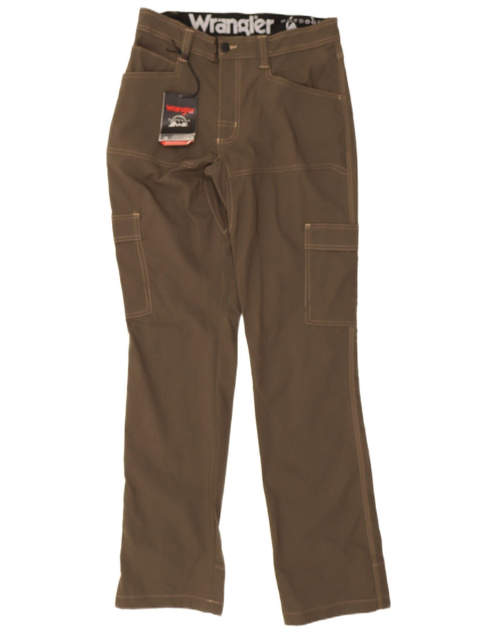Pantaloni cargo drepti pentru bărbați Wrangler W30 L34 nailon maro