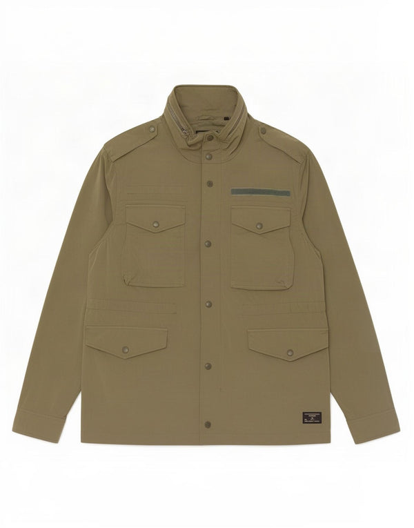 Jachetă militară pentru bărbați Superdry UK 42 XL Kaki Nylon