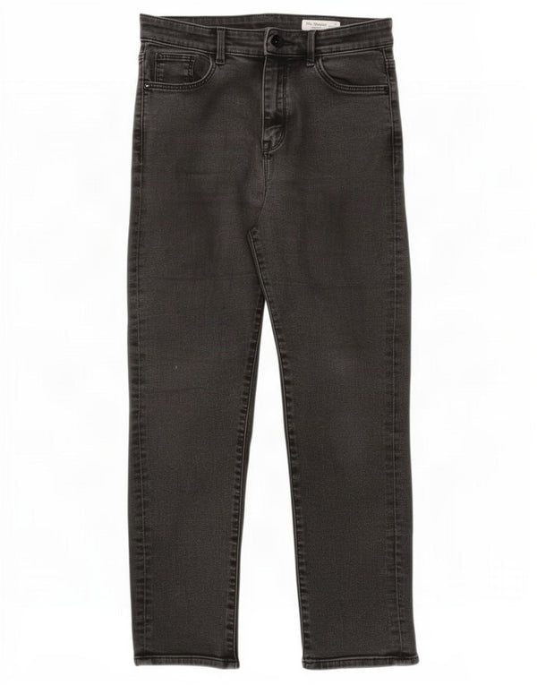 Marks & Spencer Blugi drepte țigară pentru femei UK 10 Small W28 L26 Black