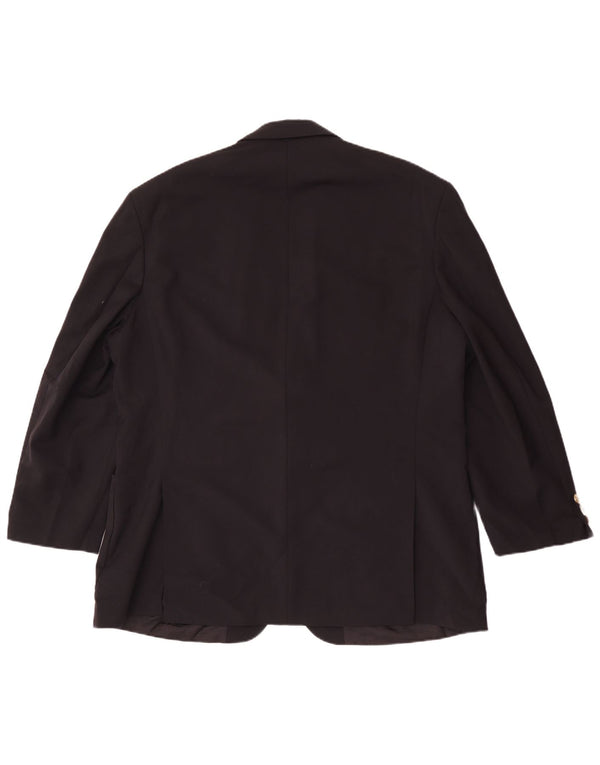 Jachetă pentru bărbați Marks & Spencer cu 2 nasturi, UK 46 XL, poliester negru