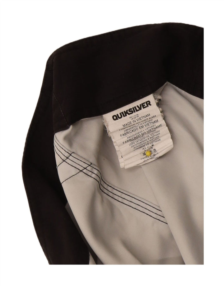 Pantaloni scurți de înot Quiksilver pentru bărbați, poliester camuflaj, gri mediu