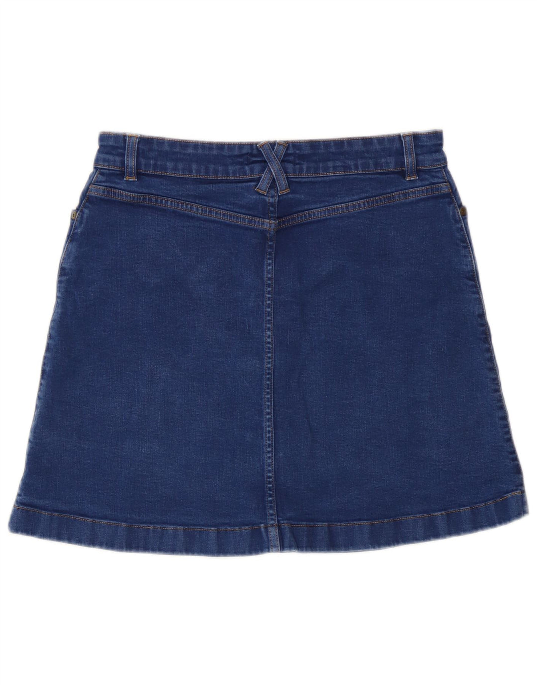 Fusta de blugi pentru femei Oasis UK 12 Medium W30 Bumbac albastru