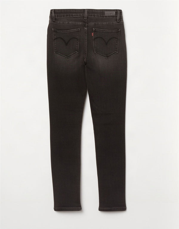 Blugi skinny Levi's Demi Curve pentru femei cu talie medie US 4 Small W27 L30 Negri