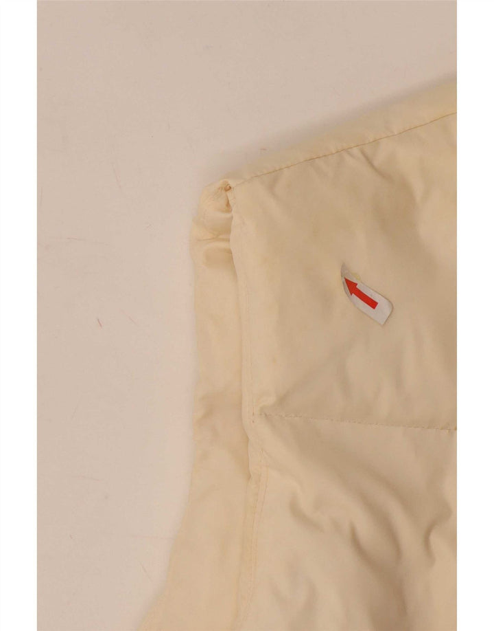 Napapijri Gilet grafic căptușit pentru bărbați UK 38 Medium Off White Poliamidă