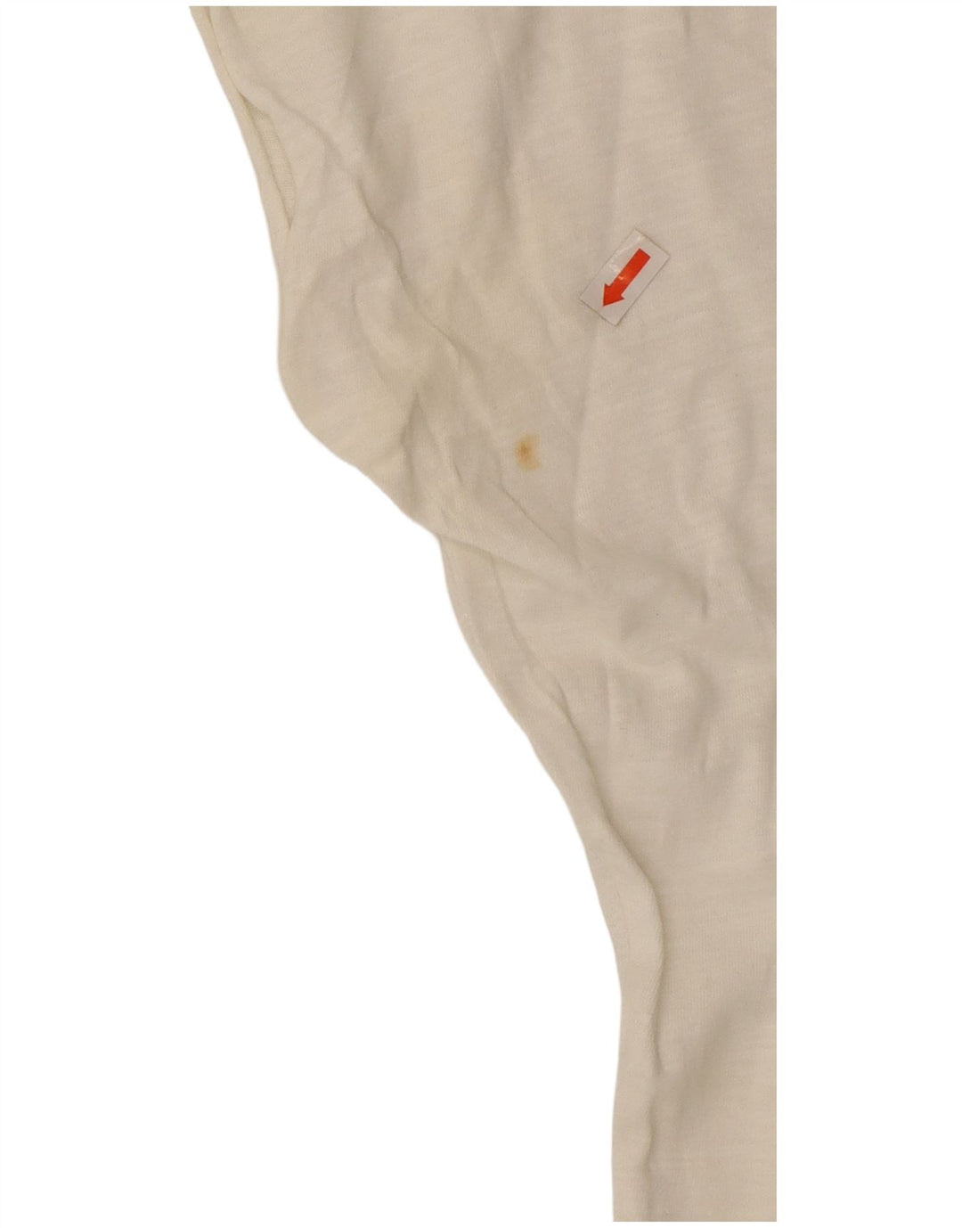 TOMMY HILFIGER Tricou grafic supradimensionat pentru femei Top UK 10 Small White