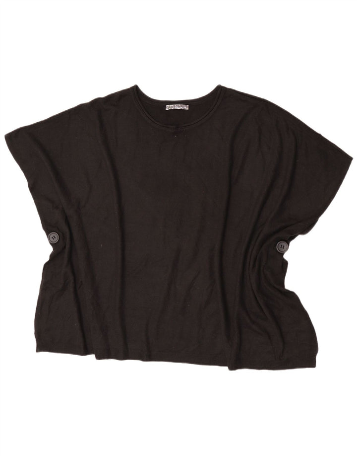 Top poncho pentru femei Marks & Spencer, mărime unică, negru