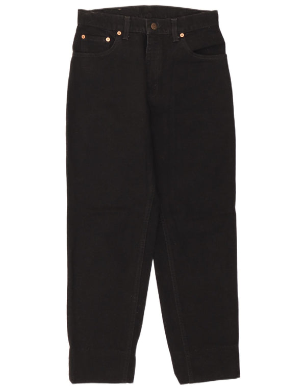 Blugi conici cu talie mare Levi's pentru femei US 9 Medium W29 L28 bumbac negru