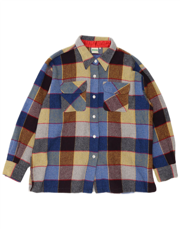 Cămașă Benetton pentru damă Cămașă loose-fit IT 46, mare, multicoloră