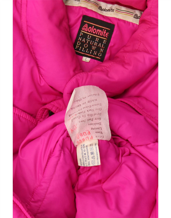 Gilet căptușit pentru bărbați Dolomite UK 40 Large Pink