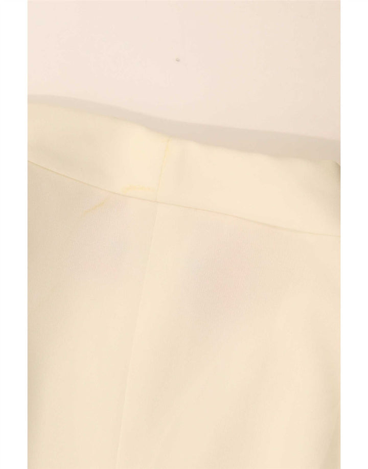 Jachetă Blazer pentru femei Marella cu 1 nasture UK 14 Triacetat alb mare