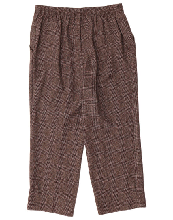 Pantaloni tăiați pentru femei Marks & Spencer UK 12 Medium W28 L24 Gri