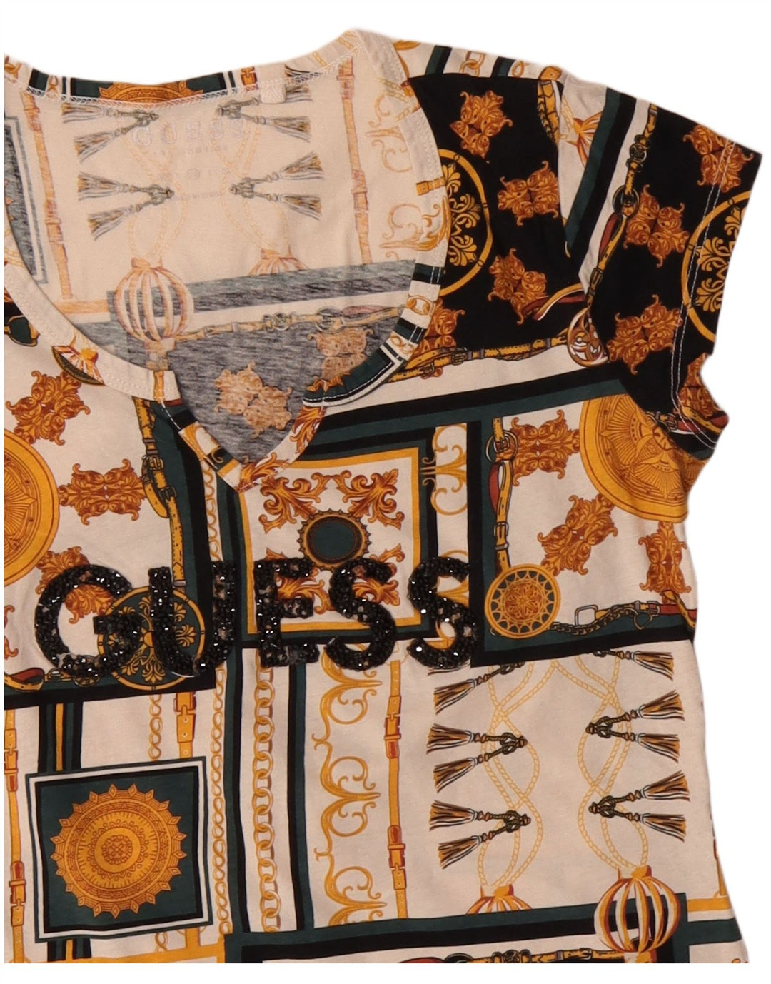 Tricou grafic Guess pentru femei Top UK 12 Medium Multicolor