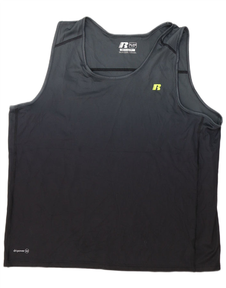 RUSSELL ATHLETIC Vest Top pentru bărbați UK 46/48 XL Poliester negru