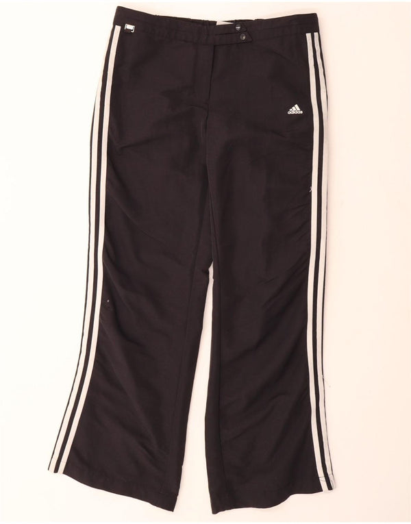 Pantaloni de trening Climalite ADIDAS pentru femei UK 12, nailon mediu negru