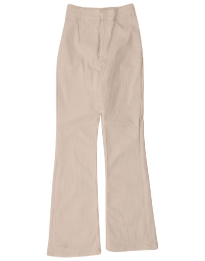 Blugi evazați pentru femei Zara EU 40 Medium W30 L31 Alb