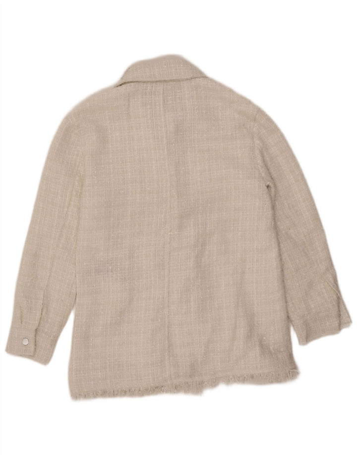 7 FOR ALL MANKIND Bomber pentru femei UK 12 Poliester alb mediu