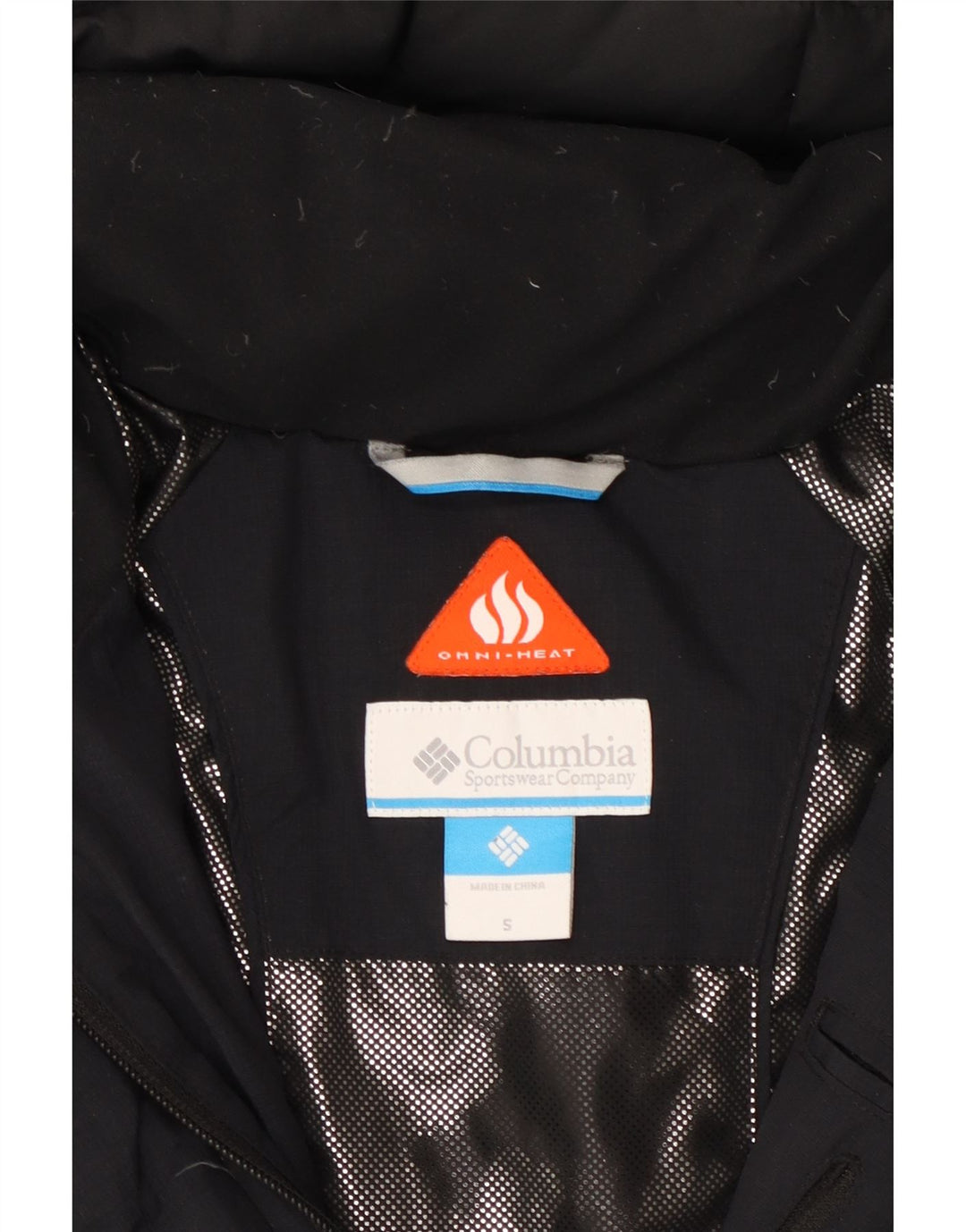 Jachetă căptușită cu glugă Omni-Heat COLUMBIA pentru femei UK 10, nailon, albastru marin mic