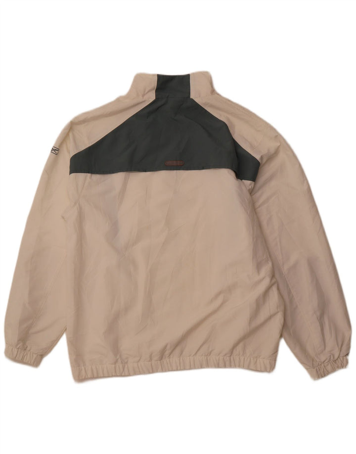 Jachetă de trening pentru bărbați REEBOK, mare, alb, poliester color bloc