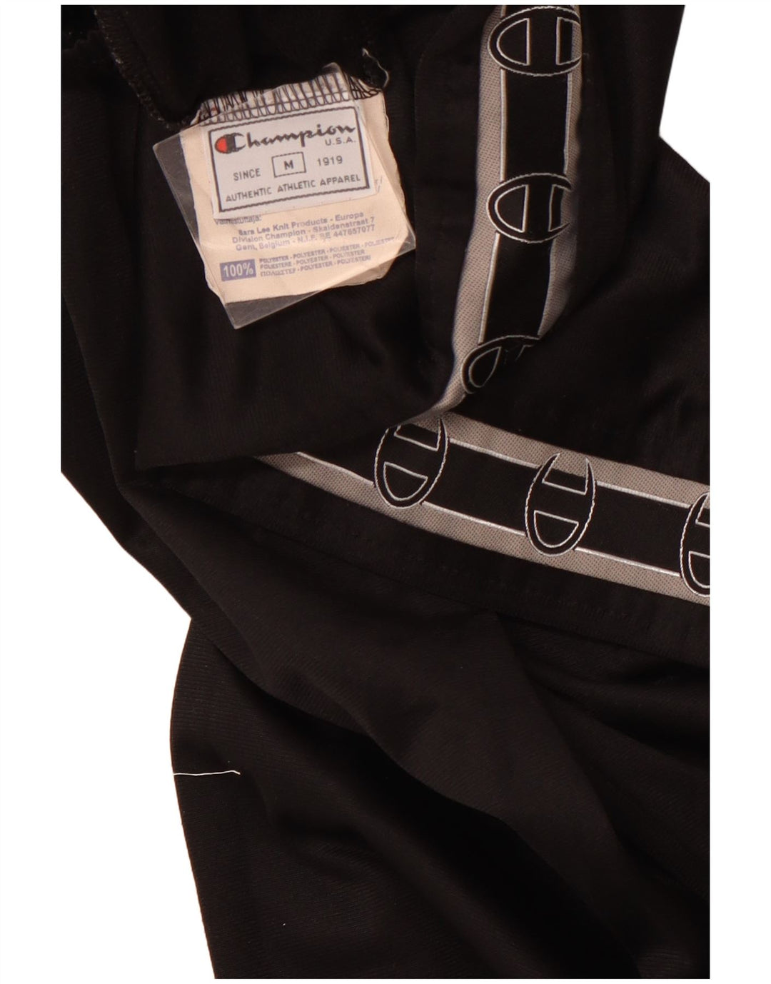 Pantaloni de trening grafic pentru femei CHAMPION UK 12 Poliester mediu negru