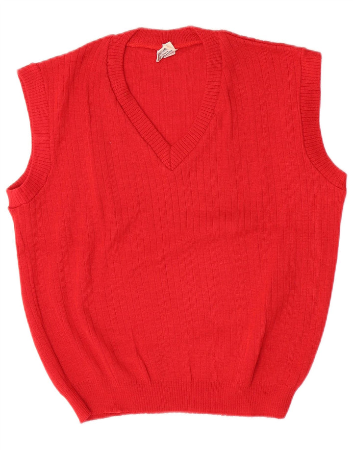 Vestă Vintage Femei Tank Top EU 46 XL Roșu