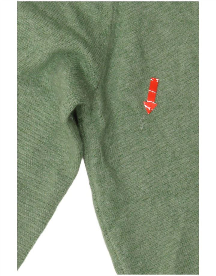 Pulover pentru femei Marks & Spencer cu decolteu triplu UK 14 verde mediu