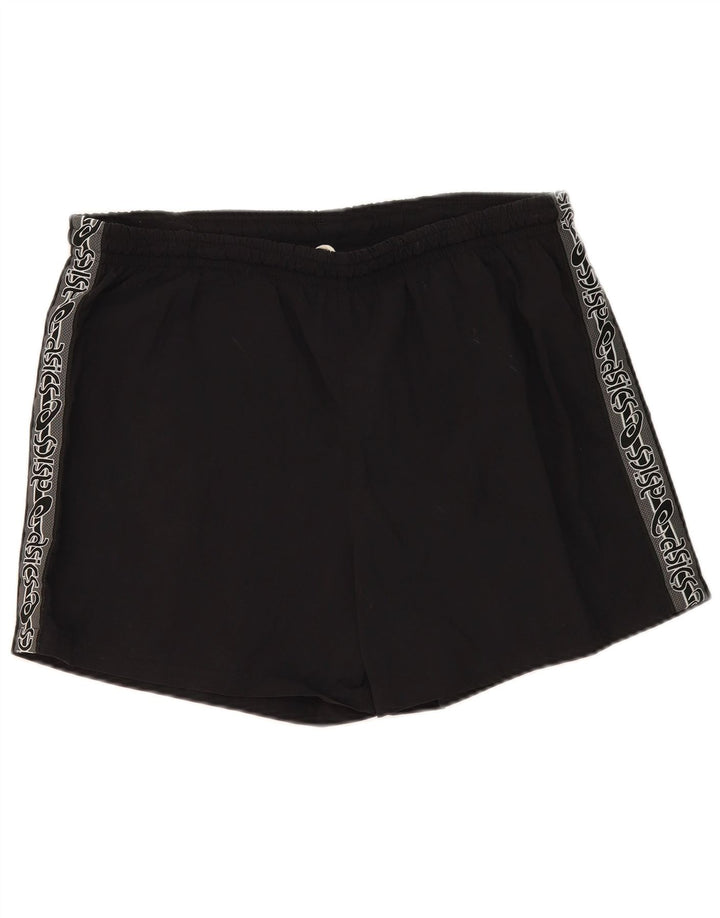 Pantaloni scurți sport grafic Asics XL, negru, poliamidă