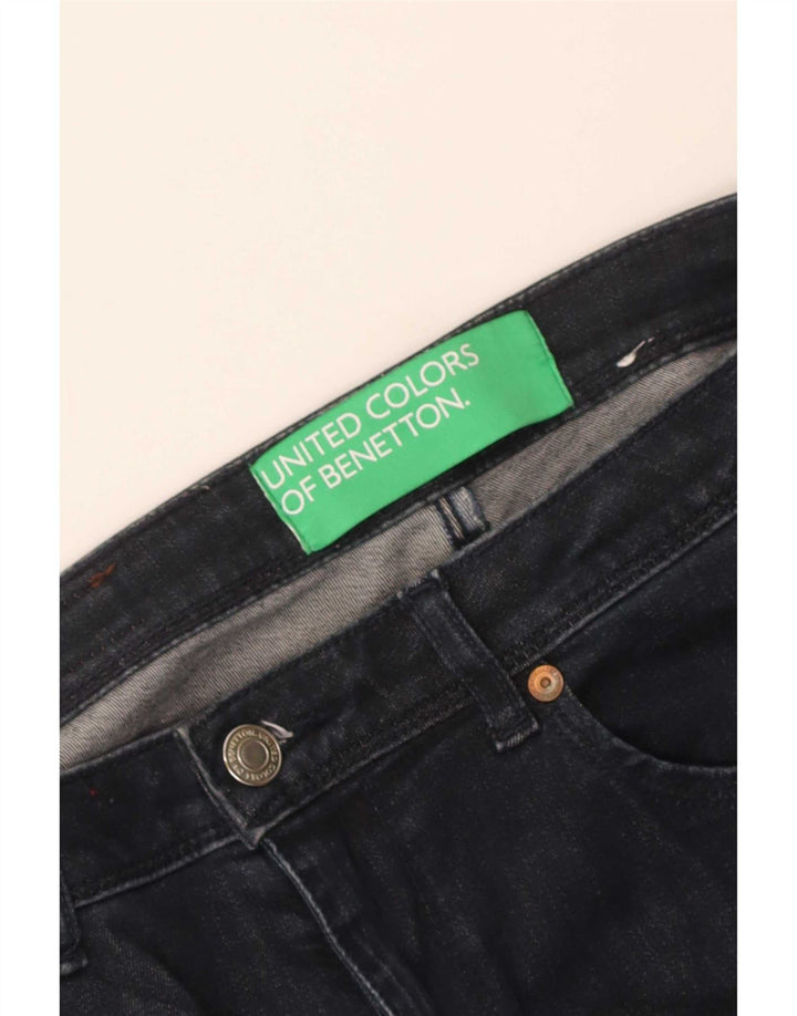 Blugi Benetton pentru femei Bootcut W30 L34 bleumarin