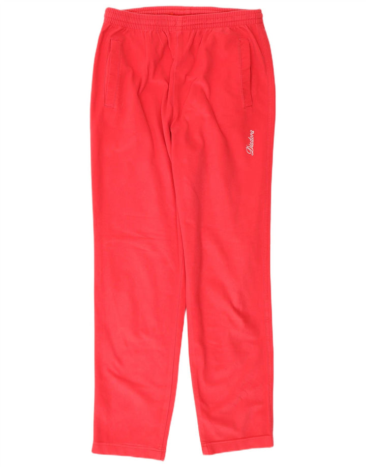 Pantaloni de trening Diadora pentru femei UK 10 Poliester roșu mic