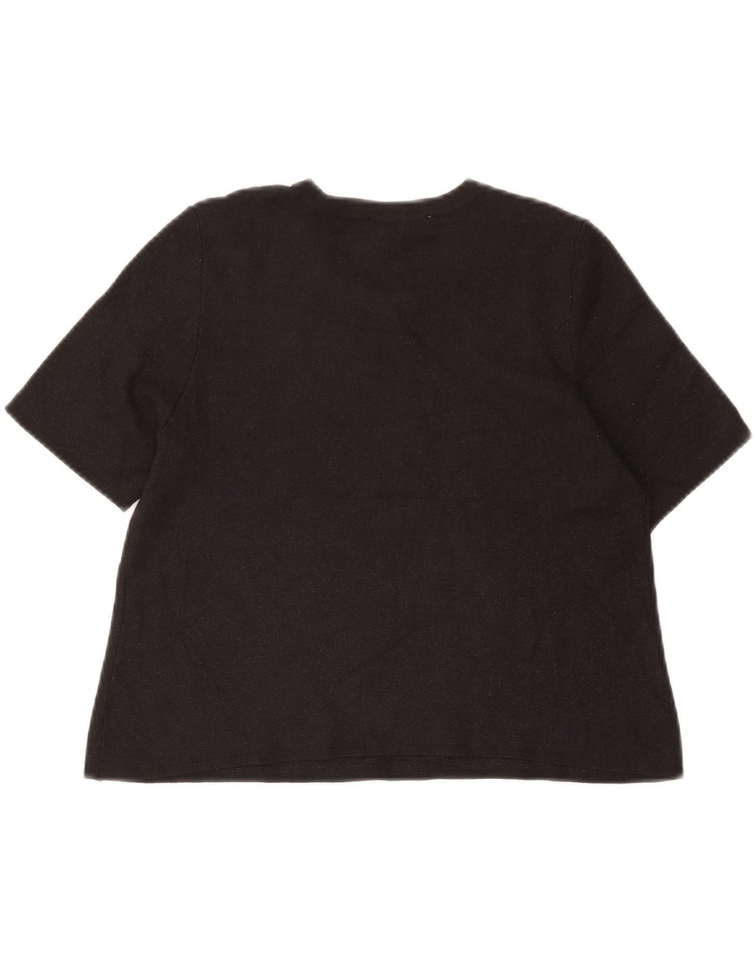Tricou Crop pentru femei Zara UK 12 Medium Negru