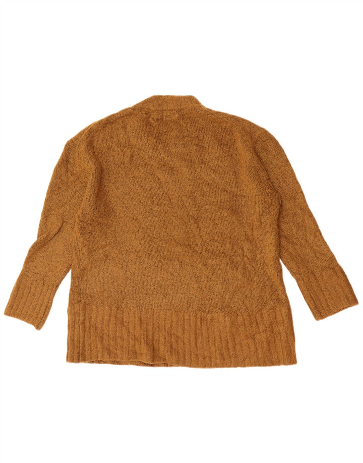 Pulover supradimensionat pentru femei Zara, cu gât crew, UK 10 Mic Kaki