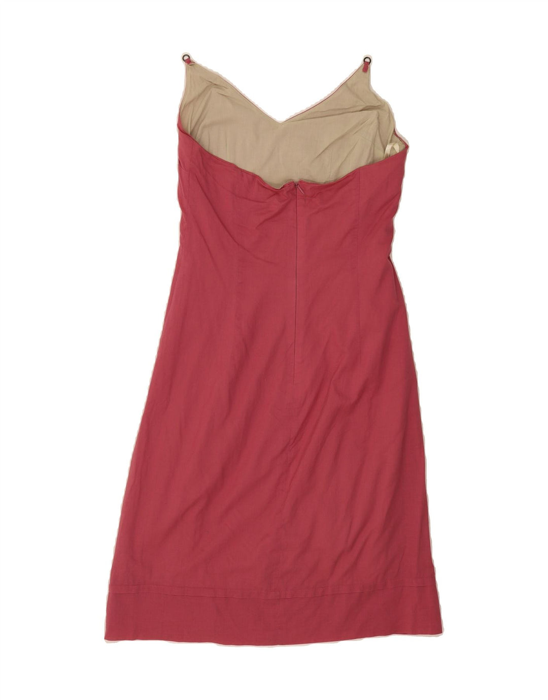 J. CREW Womens Sundress US 4 Small Pink Cotton Vintage J. Crew and Second-Hand J. Crew from Messina Hembry 