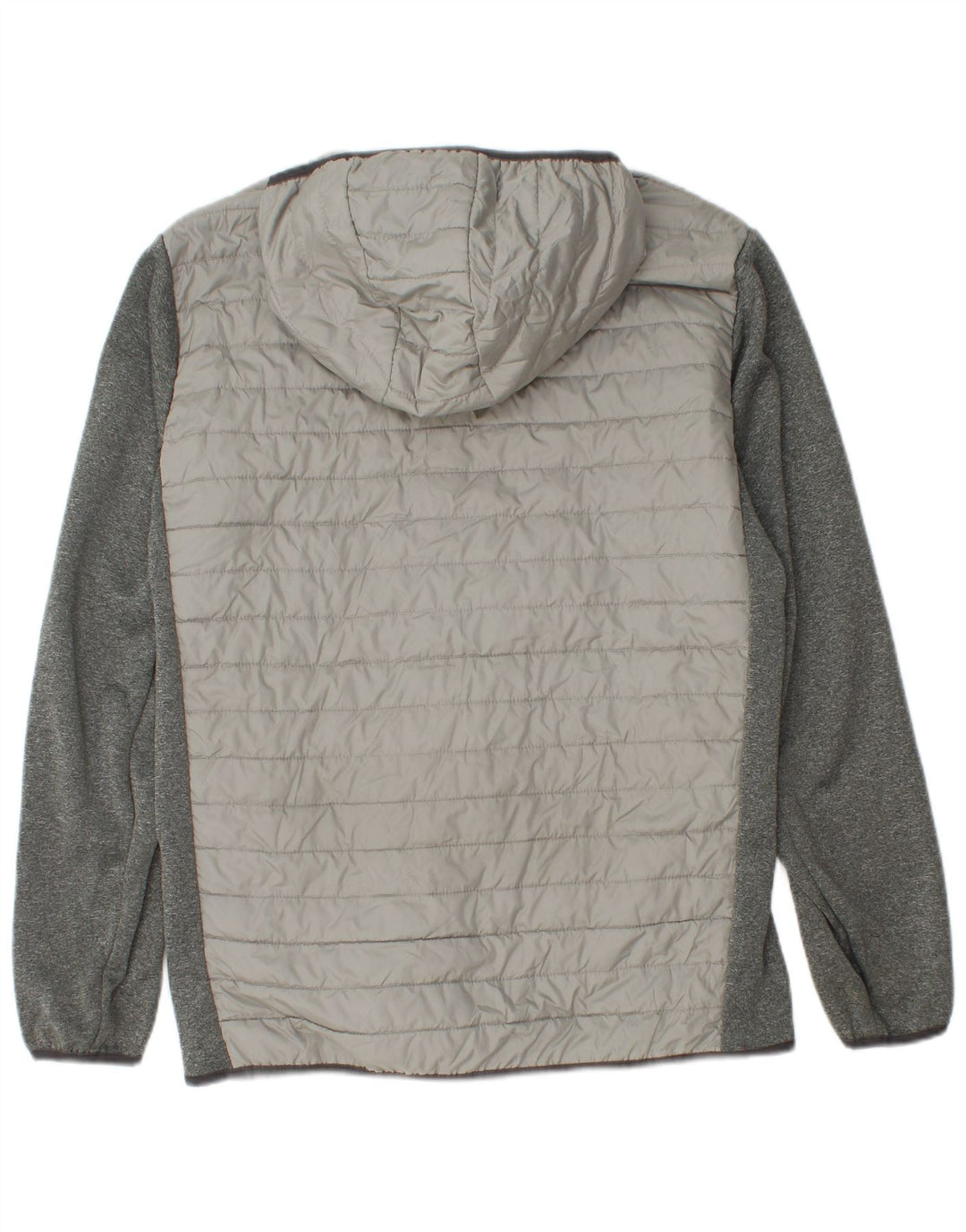 Jack & Jones Jachetă căptușită cu glugă pentru bărbați UK 38 Medium Gri Colorblock