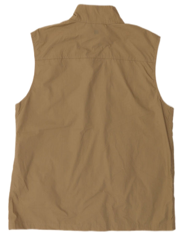 Gilet utilitar pentru bărbați Mountain Warehouse UK 40, mare, bej, poliester