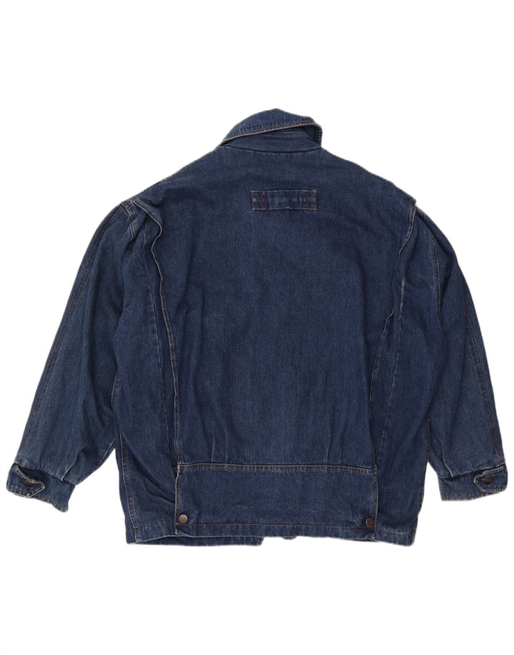 Jachetă de blugi vintage pentru bărbați UK 44 2XL Albastru