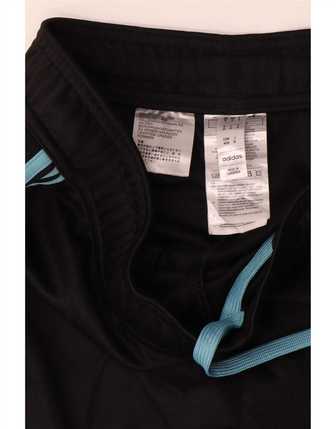 Pantaloni de trening Adidas Aeroready pentru bărbați, poliester mediu negru