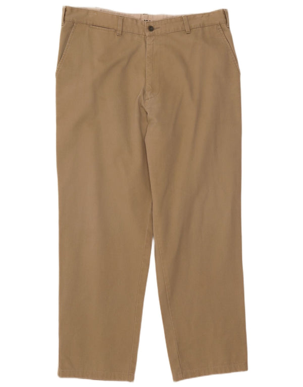 Pantaloni chino drepți pentru bărbați Mash L36 L29 bumbac bej
