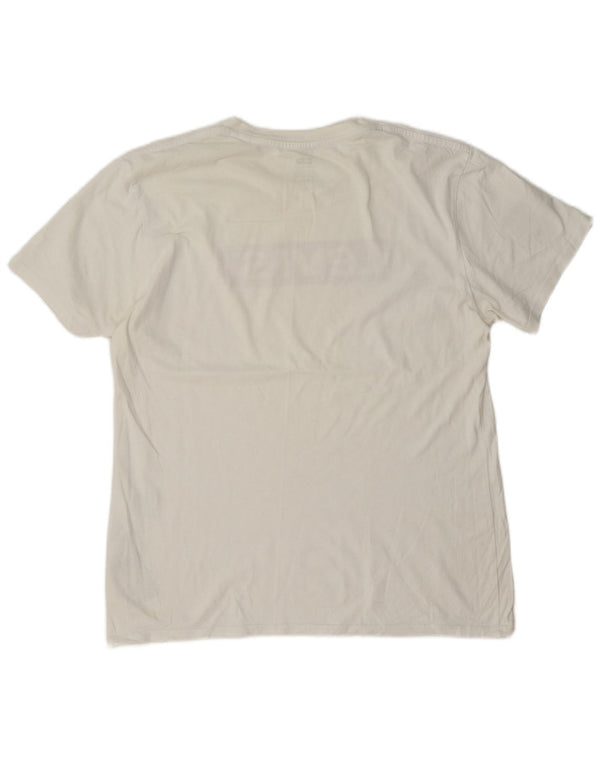 Tricou grafic pentru bărbați Levi's Top Medium White Bumbac