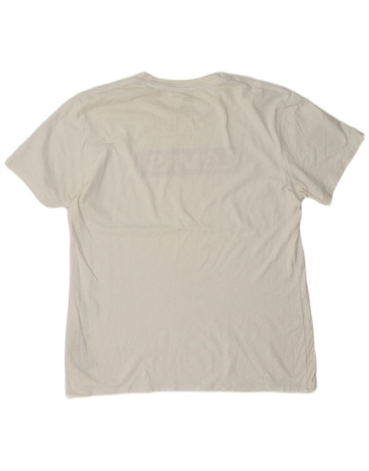 Tricou grafic pentru bărbați Levi's Top Medium White Bumbac