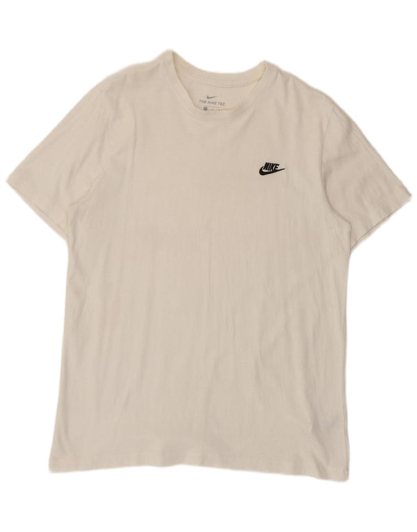 Tricou pentru bărbați Nike Top mare, alb, bumbac