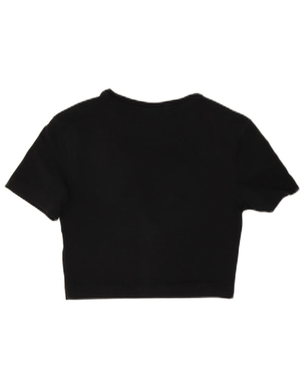 Tricou crop grafic Nike pentru femei Top UK 6 XS Negru