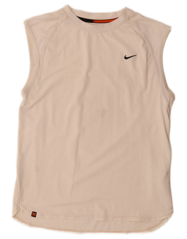 Vestă pentru bărbați Nike, mic, alb, poliester
