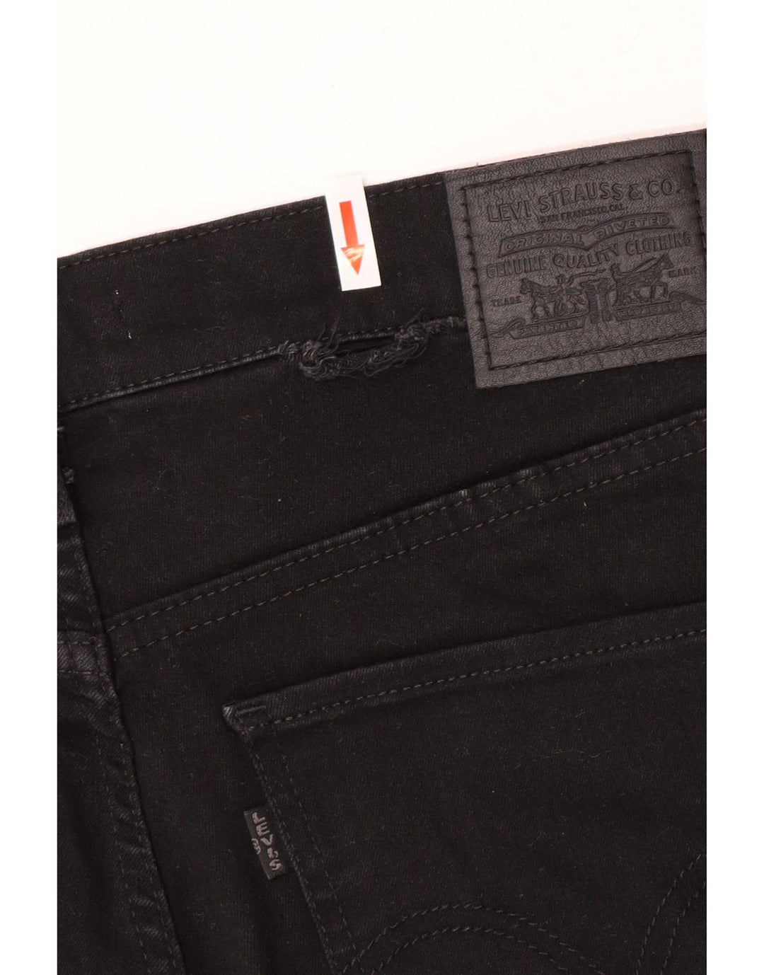 Jeans jegging Levi's pentru femei W32 L32 bumbac negru
