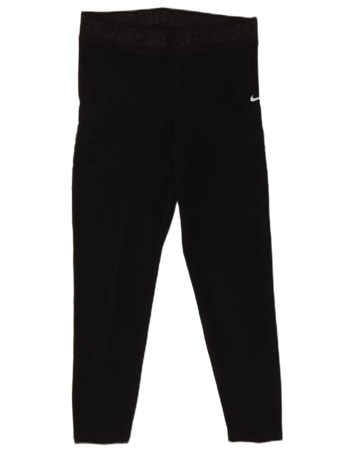 Leggings crop pentru femei Nike UK 12 Poliester mediu negru