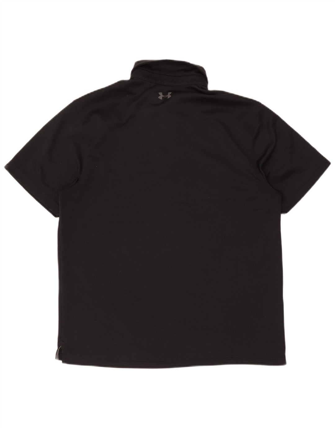 Tricou polo Under Armour pentru bărbați, mare, negru, poliester