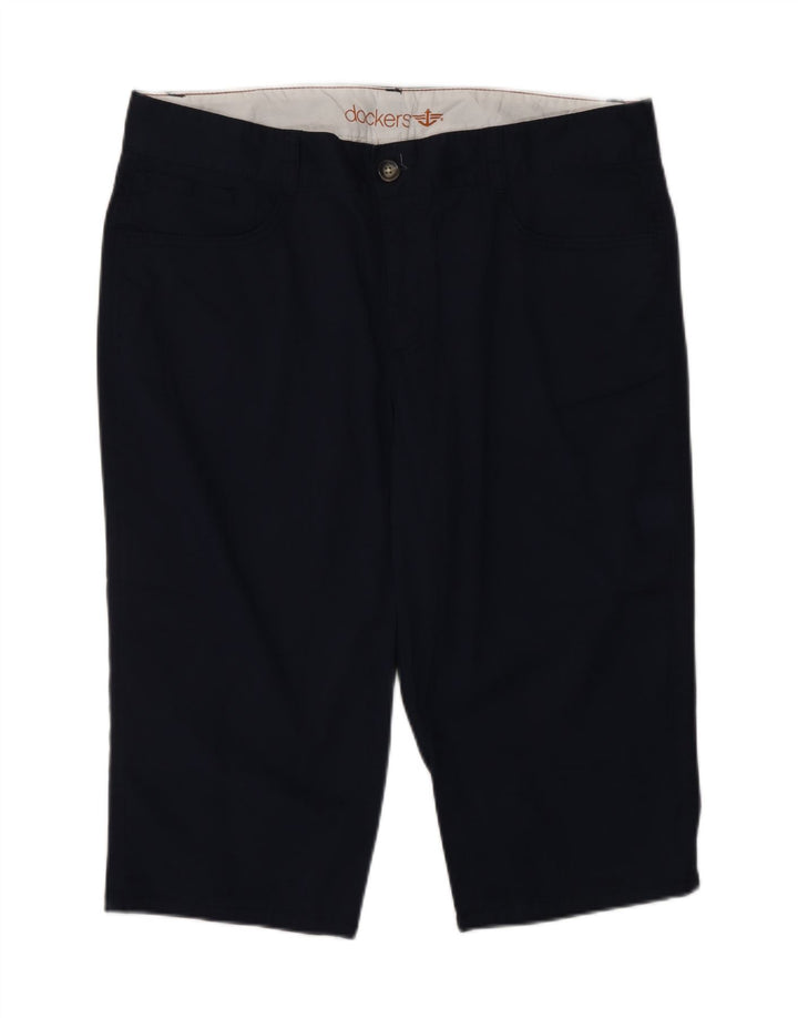 Bermude pentru femei DOCKERS US 14 XL W34 Bumbac bleumarin